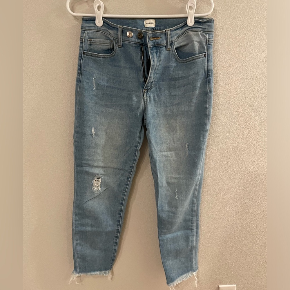 High waisted jeans